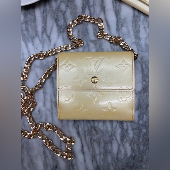 Louis Vuitton SET vernis leather wallet & key case (authentic) - Picture 10 of 16